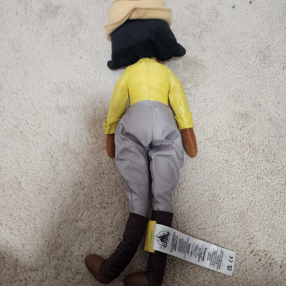 Disney Princess Tiana Plush Doll Yellow Top Gray Pants Hat‎ Adventure Outfit - Picture 2 of 2